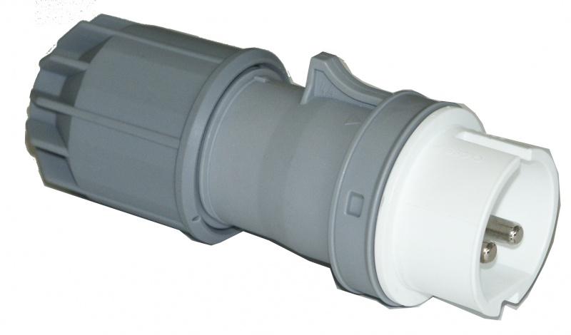 PCE Contactstop CEE 16A - 24V 2P - IP44 - 12h - wit